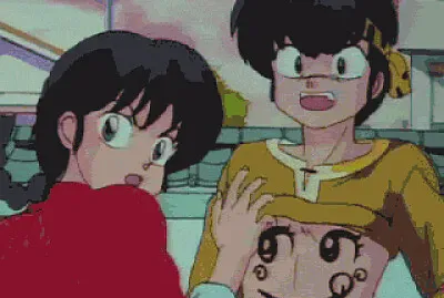 ranma y ryoga huyen de akane
