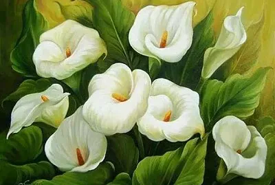 flores blancas