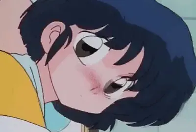 ranma sostiene a akane