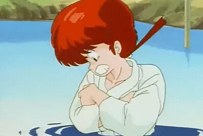 ranma se asusta por que es mujer ranma 1/2