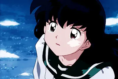 kagome llorando por inuyasha