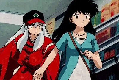 inuyasha va de compras con kagome