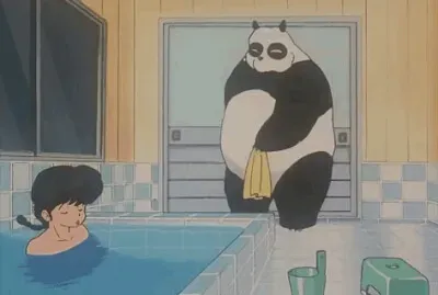 german interrumpe el baño de ranma ranma 1/2 jigsaw puzzle