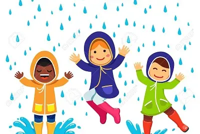 Ploaia-bucuria copiilor