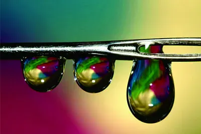 å½©è‰²æ°´æ»´ jigsaw puzzle