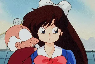 happosai revisa a ukyo ranma 1/2 jigsaw puzzle