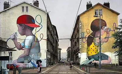 Uma arte urbana bem daora