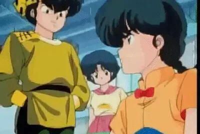 ranma y ryoga se preparan para patinar ranma 1/2