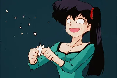 kodachi rompe la fotografia de kuno ranma 1/2 jigsaw puzzle