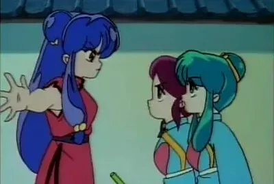 shamppo detiene a rin rin y a ran ran ranma 1/2