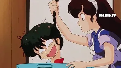 ukyo encuentra a ranma en un basurero ranma 1/2 jigsaw puzzle