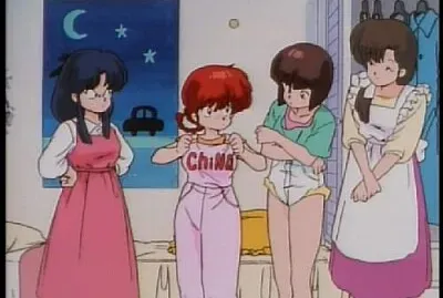a ranma no le queda la ropa de akane ranma 1/2