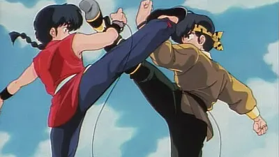 la pelea entre ryoga y ranma ranma 1/2 jigsaw puzzle