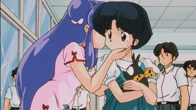shamppo le da el beso a akane ranma 1/2 jigsaw puzzle