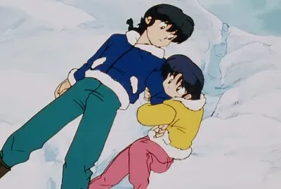 akane agarra a ranma del brazo ranma 1/2 jigsaw puzzle