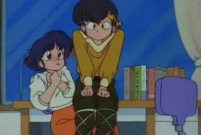 ryoga se comporta como si fuera p-chan ranma 1/2