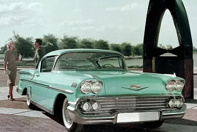 1958 Chevrolet Bel Air Impala Sport Coupe promotio jigsaw puzzle
