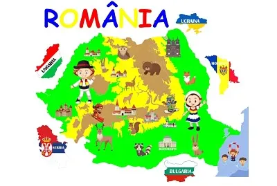 פאזל של Harta Romaniei