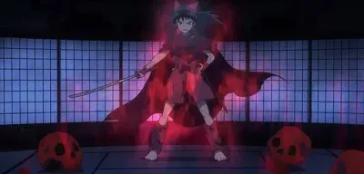 moroha piensa atacar convertida en beniyasha hanyo no yashahime