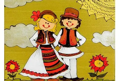 Costume populare romanești jigsaw puzzle