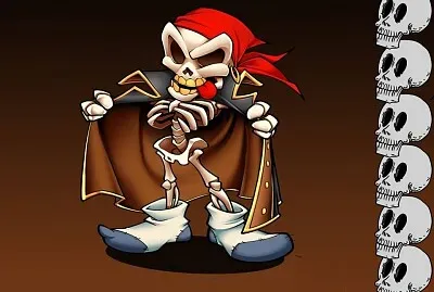 Esqueleto Pirata