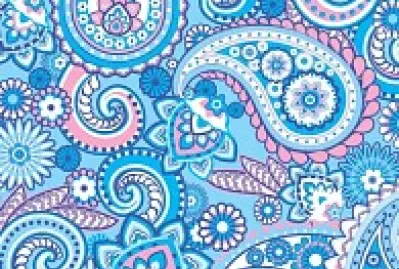 Blue Paisley