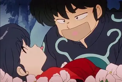 akane engaña a ranma con una cinta ranma 1/2