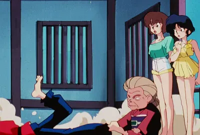 la abuela de utachi hace caer a ranma ranma 1/2