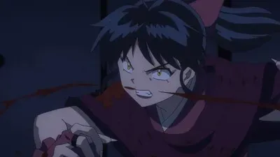 moroha ataca con sangre hanyo no yashahime jigsaw puzzle