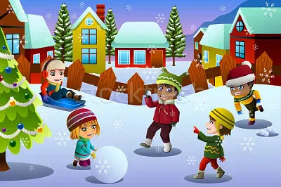 Jocurile copiilor iarna