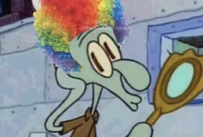 fancy chap self reflecting