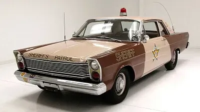 1965 Ford Custom 500 Police Car jigsaw puzzle
