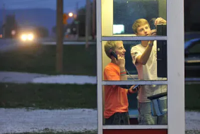 phone booth jigsaw puzzle