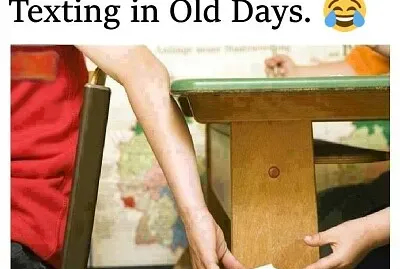 Texting-In-Old-Days jigsaw puzzle