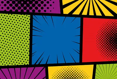 pop-art-comic abstract