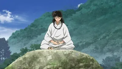 miroku entrena por 1000 dÃ­as hanyo no yashahime