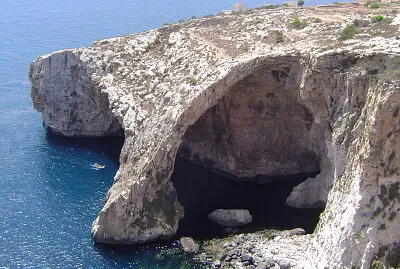 la grotte bleue, Malte