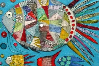 Folk Art Fish jigsaw puzzle