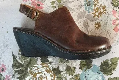 Brown Sling Back Wedgies jigsaw puzzle