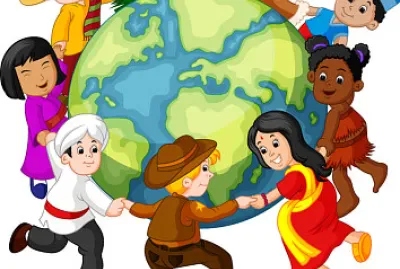 Children Holding Hands jigsaw puzzle