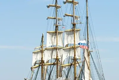 Bark Kruzenstern visiting Halifax Harbour