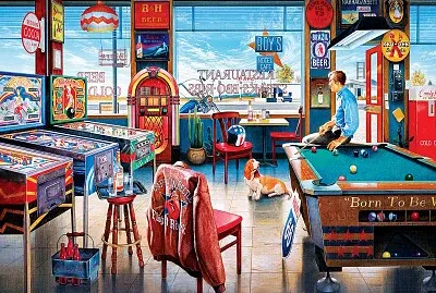 POCKETS POOL   PUB jigsaw puzzle