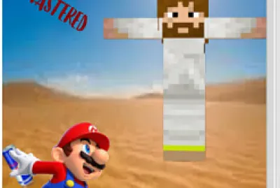 Merio delivers a red bull to minecraft Jesus