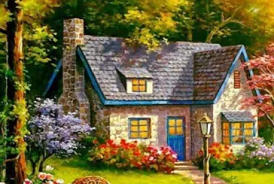 casa no campo jigsaw puzzle