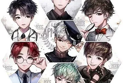 bts anime jigsaw puzzle