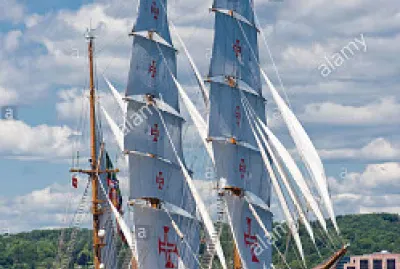The Portuguese barque Sagres II in Halifax