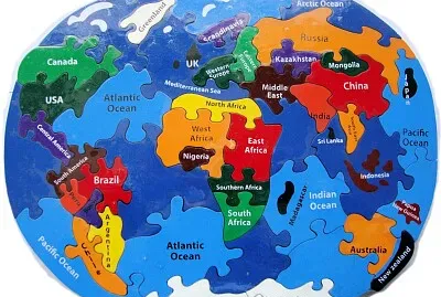 פאזל של World Map Jigsaw Puzzle