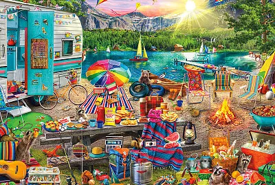 camping jigsaw puzzle