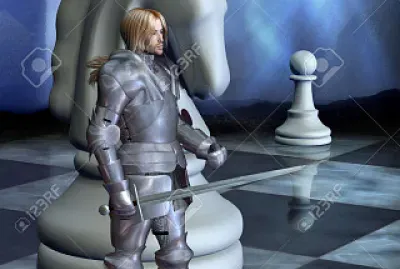 Ajedrez con un caballero