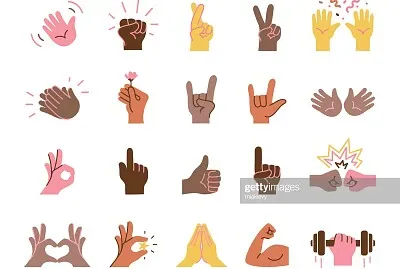 Hand emoji
